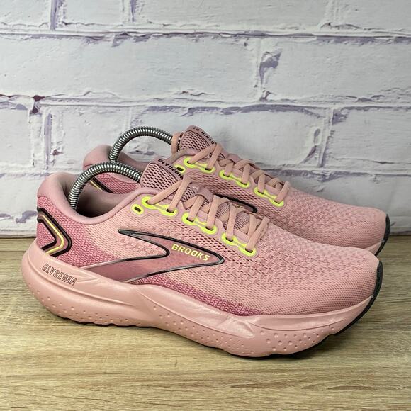 Brooks Glycerin GTS 21 Pink Running Shoes Women's Size 11 Athletic Sneakers - Picture 1 of 8